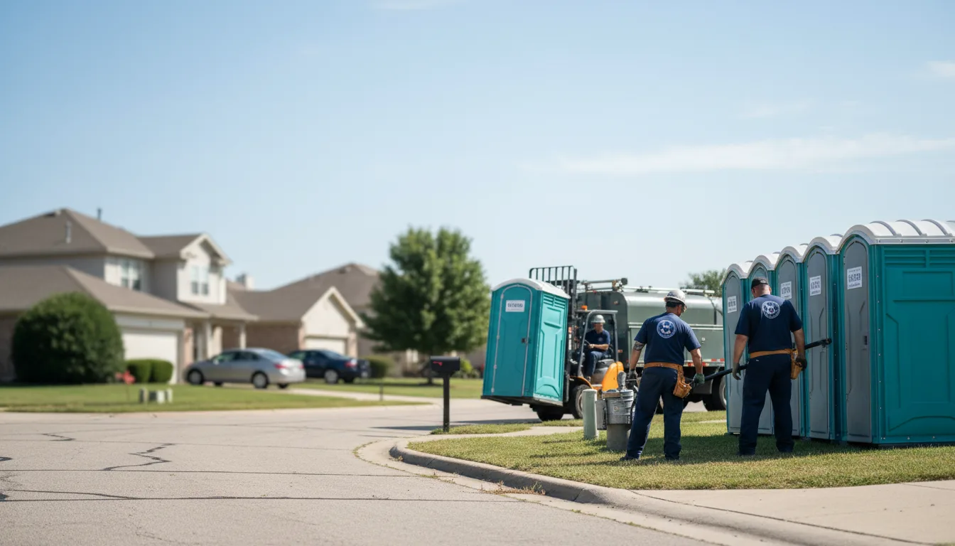 Porta Potty Rental in Kingston, IL near me